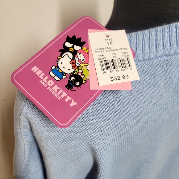 New! Women's Sanrio Cinnamoroll Graphic Sweater - Picture 10 of 10